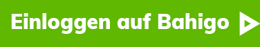 Bahigo Anmeldung mit Login Button auf grünem Banner